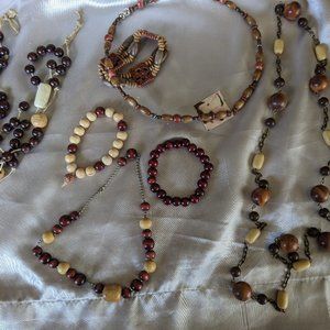 Wood jewelry lots